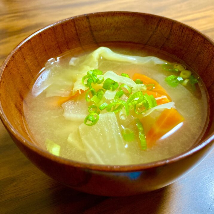 生姜で温まる*野菜たっぷりお味噌